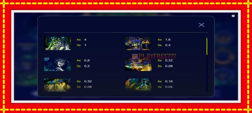 Slot machine Kupala Night with access to free game online, picture 5