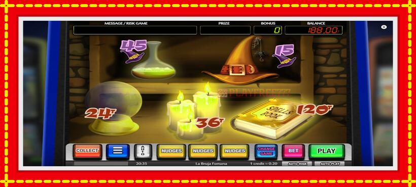 Slot machine La Bruja Fortuna with access to free game online, picture 2