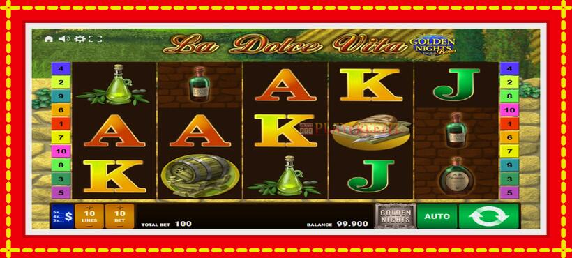 Slot machine La Dolce Vita Golden Nights with access to free game online, picture 1