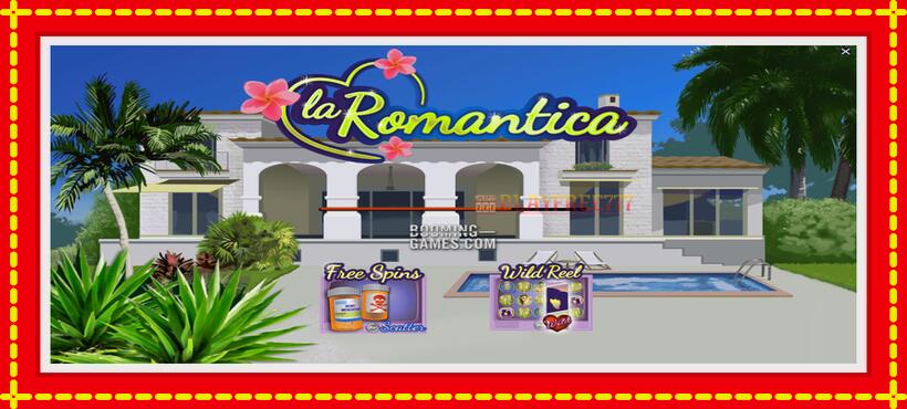 Slot machine La Romantica with access to free game online, picture 1