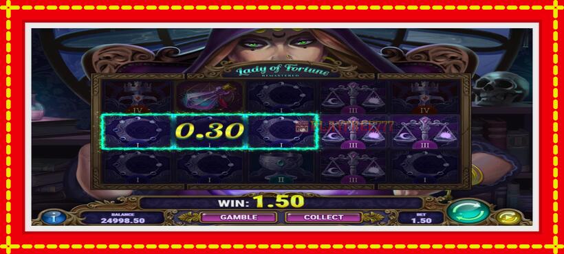 Slot machine Lady of Fortune Remastered with access to free game online, picture 2