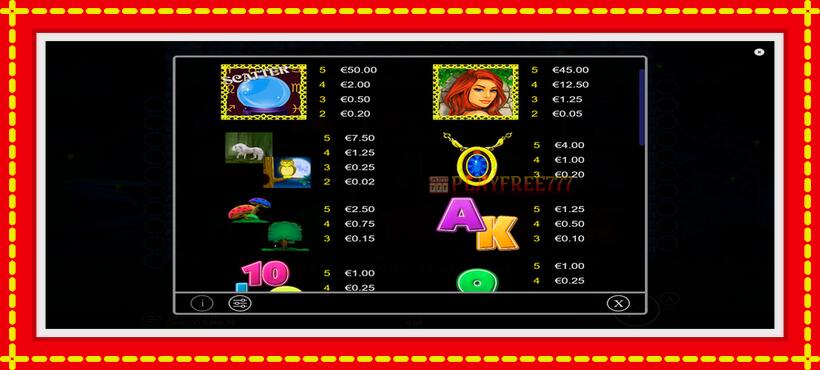 Slot machine Lady of the Forest with access to free game online, picture 6