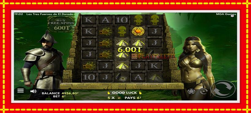 Slot machine Las Tres Fuerzas de El Dorado with access to free game online, picture 4