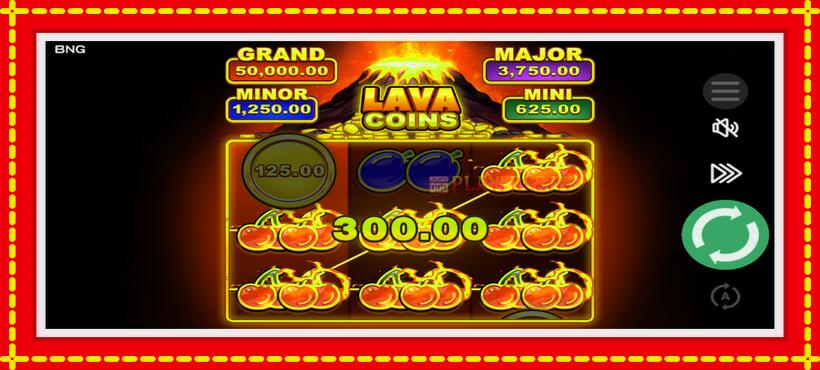 Slot machine Lava Coins with access to free game online, picture 3