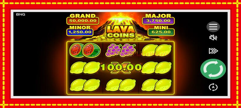 Slot machine Lava Coins with access to free game online, picture 4