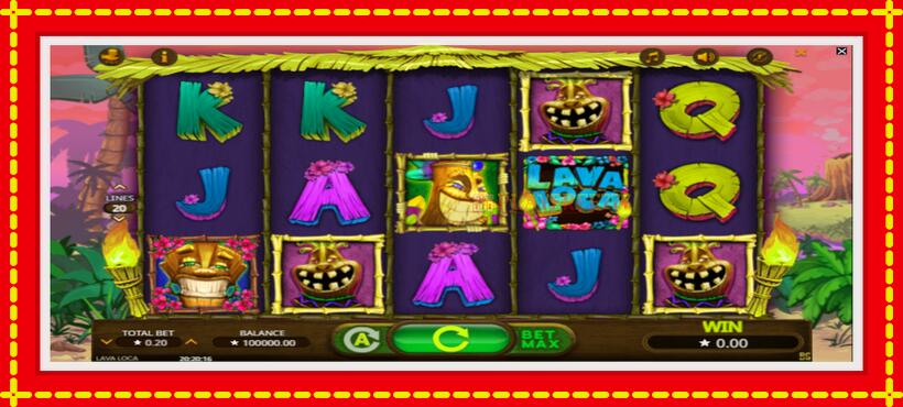 Slot machine Lava Loca with access to free game online, picture 1