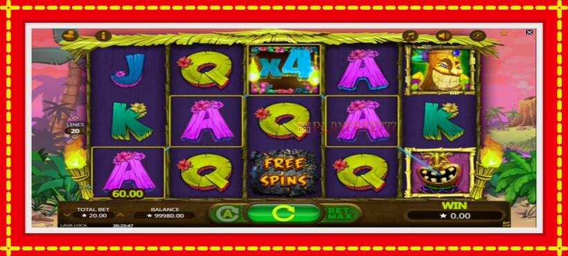 Slot machine Lava Loca with access to free game online, picture 2