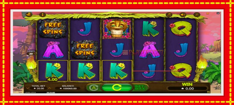 Slot machine Lava Loca with access to free game online, picture 3