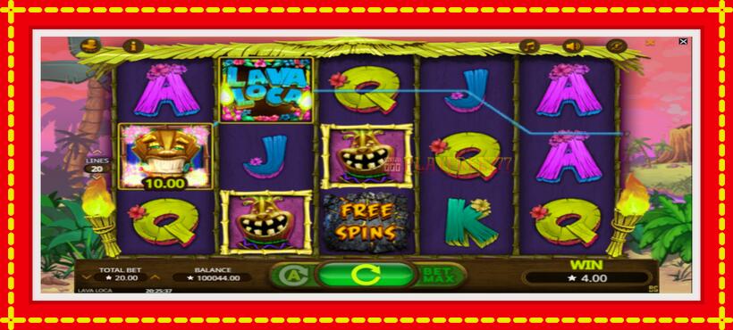 Slot machine Lava Loca with access to free game online, picture 4