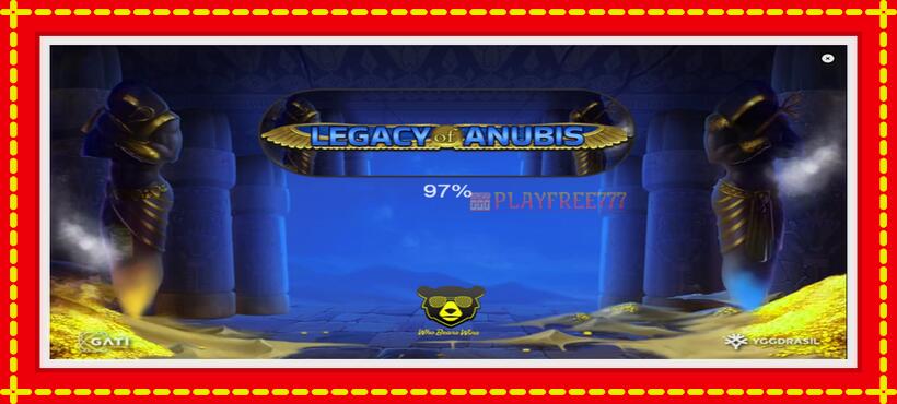 Slot machine Legacy of Anubis with access to free game online, picture 1