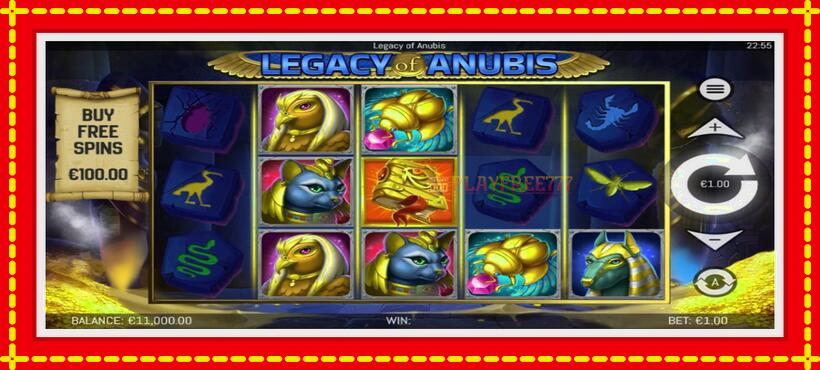 Slot machine Legacy of Anubis with access to free game online, picture 2