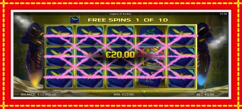 Slot machine Legacy of Anubis with access to free game online, picture 5