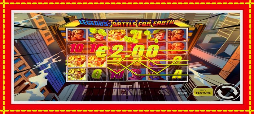 Slot machine Legends: Battle for Earth with access to free game online, picture 2