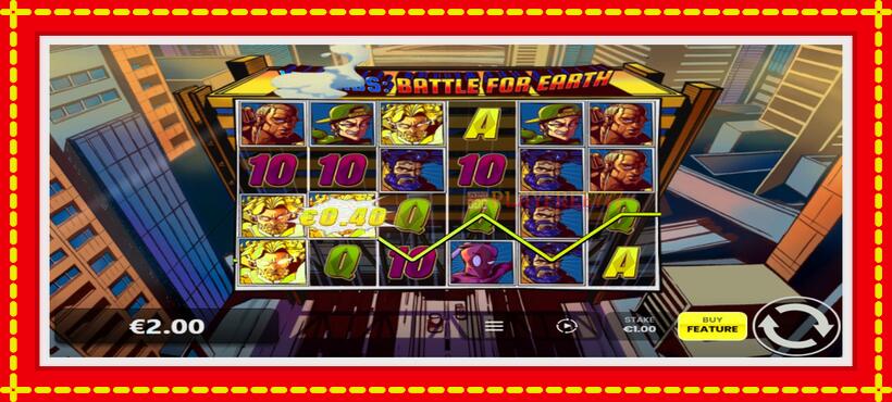 Slot machine Legends: Battle for Earth with access to free game online, picture 3