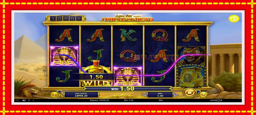 Slot machine Legion Gold and the Sphinx of Dead with access to free game online, picture 3