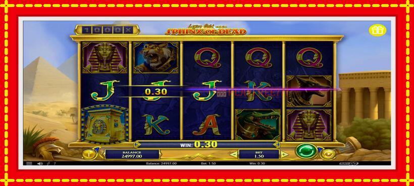 Slot machine Legion Gold and the Sphinx of Dead with access to free game online, picture 4