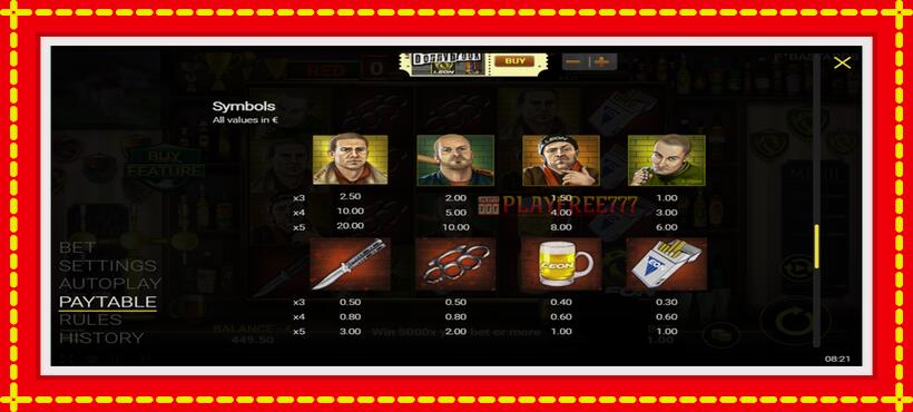 Slot machine Leon Hooligans with access to free game online, picture 6