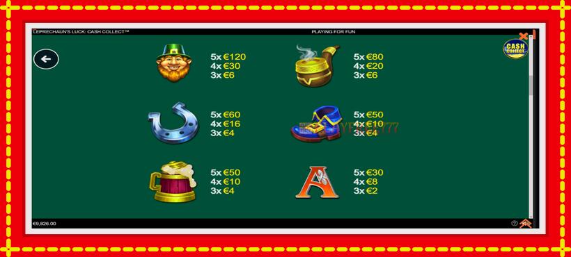 Slot machine Leprechauns Luck Cash Collect Megaways PowerPlay Jackpot with access to free game online, picture 5