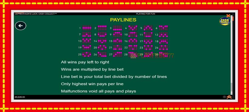 Slot machine Leprechauns Luck Cash Collect Megaways PowerPlay Jackpot with access to free game online, picture 7