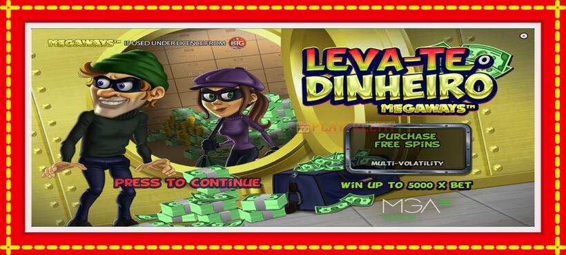 Slot machine Leva-te o Dinheiro Megaways with access to free game online, picture 1