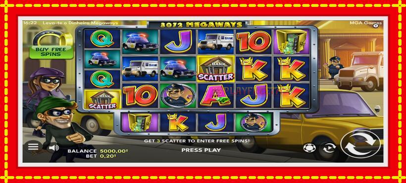 Slot machine Leva-te o Dinheiro Megaways with access to free game online, picture 2