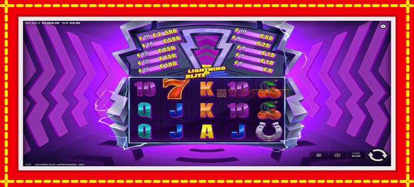 Slot machine Lightning Blitz Supercharged with access to free game online, picture 1