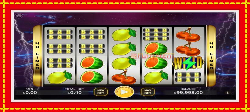 Slot machine Lightning Storm with access to free game online, picture 2