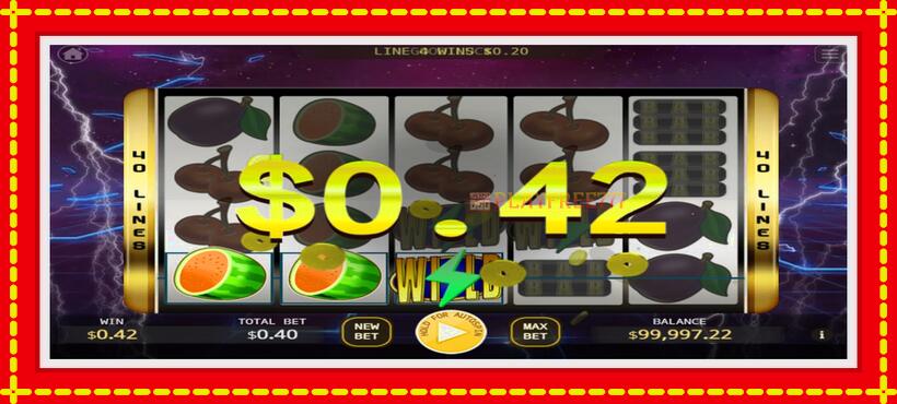 Slot machine Lightning Storm with access to free game online, picture 3