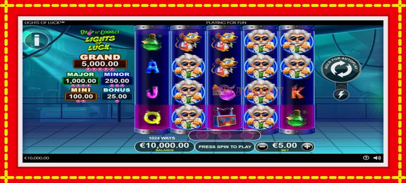 Slot machine Lights of Luck with access to free game online, picture 2