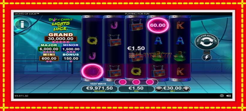 Slot machine Lights of Luck with access to free game online, picture 3