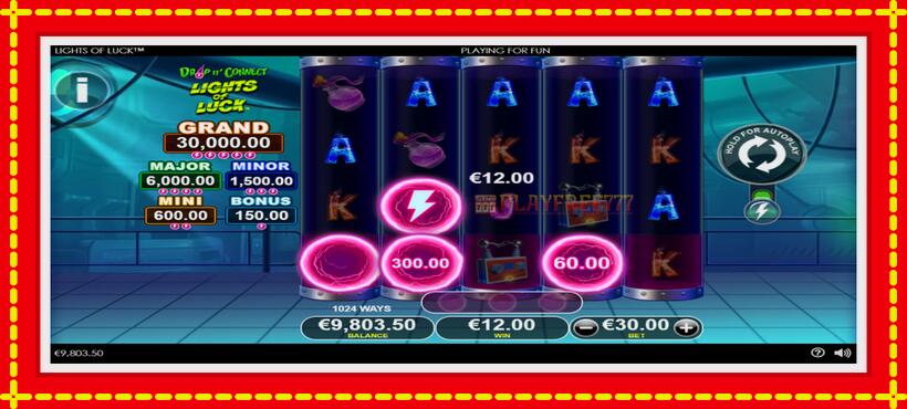 Slot machine Lights of Luck with access to free game online, picture 4