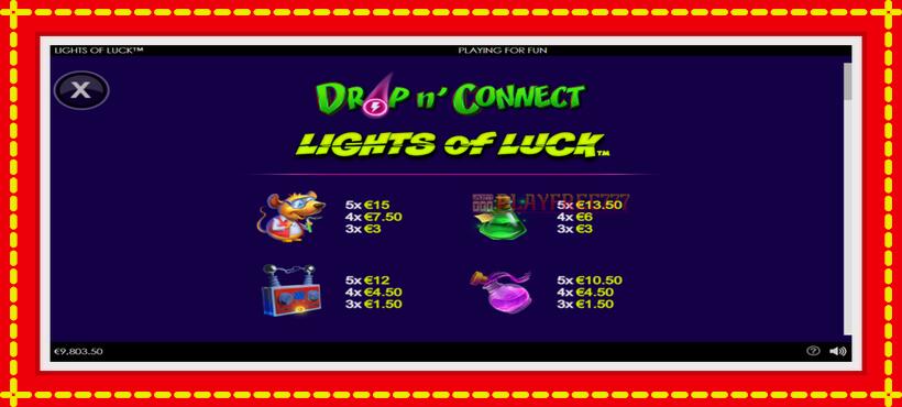 Slot machine Lights of Luck with access to free game online, picture 5