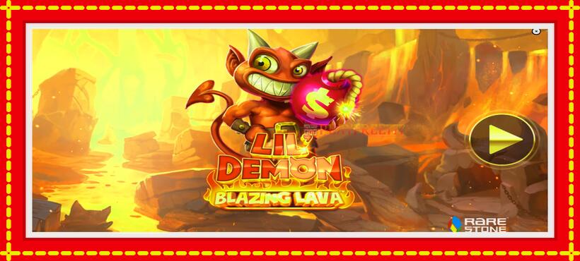 Slot machine Lil Demon Blazing Lava with access to free game online, picture 1