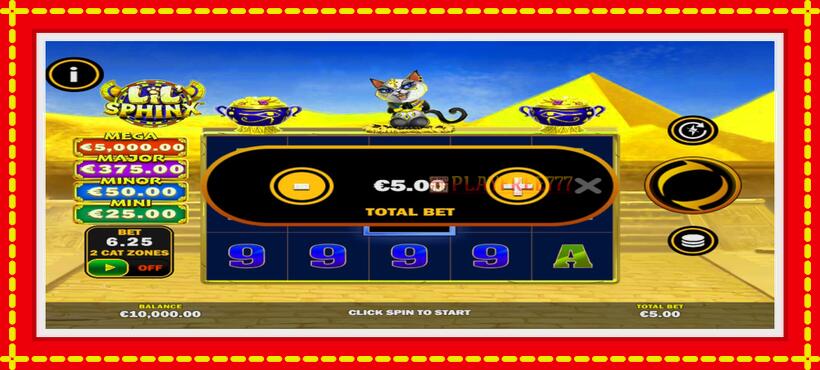 Slot machine Lil Sphinx with access to free game online, picture 3