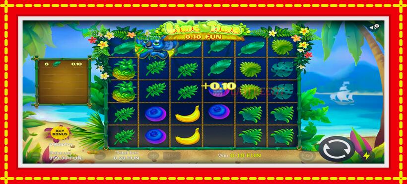 Slot machine Lime Time with access to free game online, picture 2