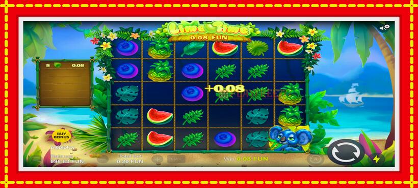 Slot machine Lime Time with access to free game online, picture 4