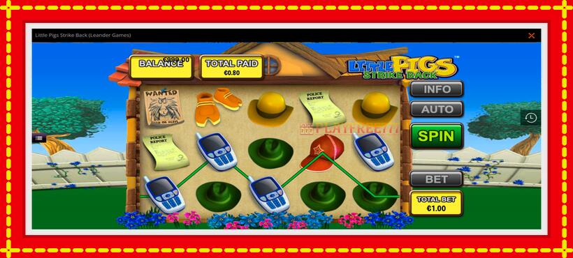 Slot machine Little Pigs Strike Back with access to free game online, picture 2