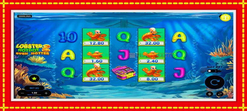 Slot machine Lobster Hotpot 2 Even Hotter with access to free game online, picture 1