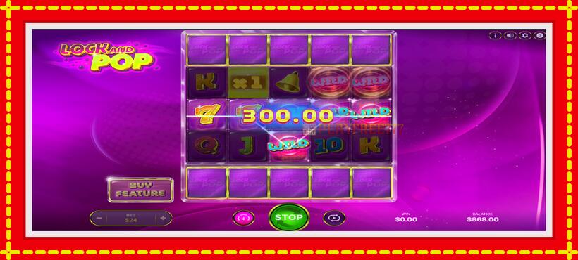 Slot machine Lock and Pop with access to free game online, picture 4