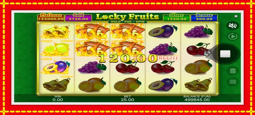 Slot machine Locky Fruits: Hold the Spin with access to free game online, picture 3