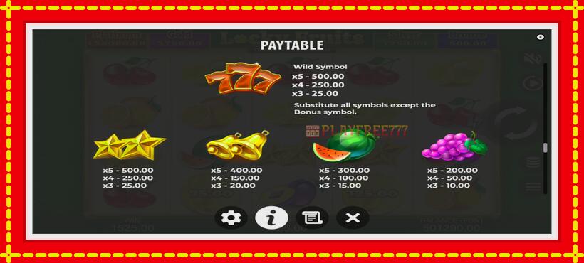 Slot machine Locky Fruits: Hold the Spin with access to free game online, picture 6