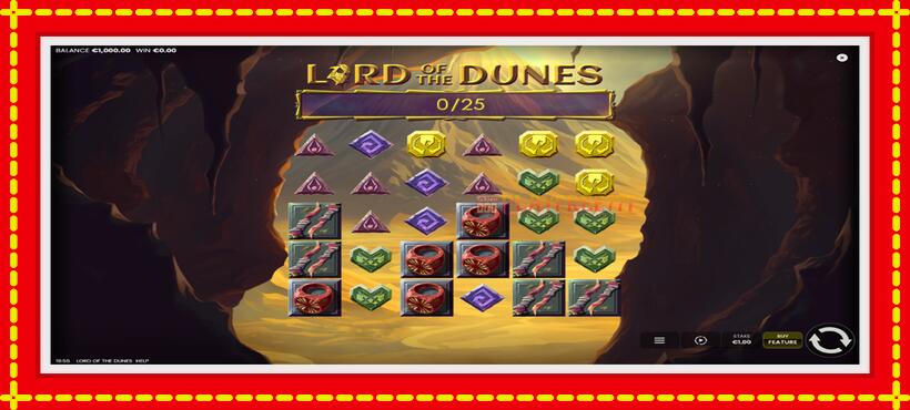 Slot machine Lord of the Dunes with access to free game online, picture 2