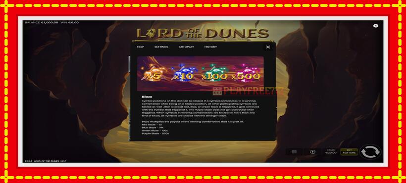 Slot machine Lord of the Dunes with access to free game online, picture 6