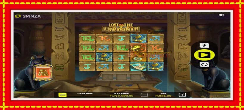 Slot machine Lost in the Labyrinth with access to free game online, picture 2