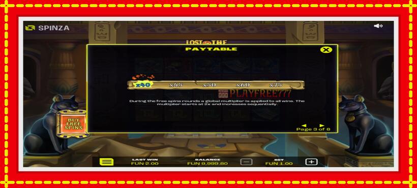 Slot machine Lost in the Labyrinth with access to free game online, picture 6