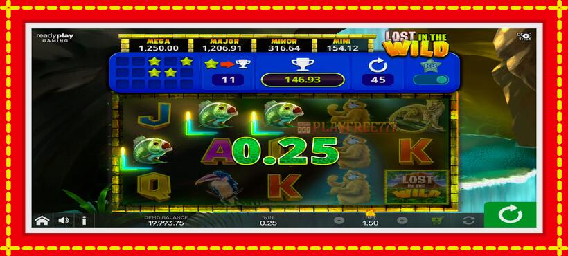 Slot machine Lost in the Wild with Reel Bingo with access to free game online, picture 4