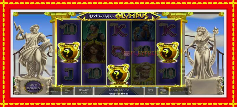 Slot machine Love & Rage Olympus with access to free game online, picture 2