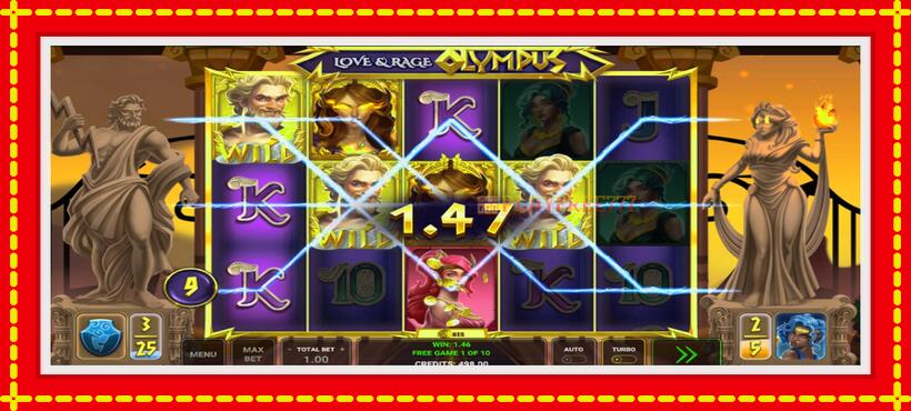 Slot machine Love & Rage Olympus with access to free game online, picture 3