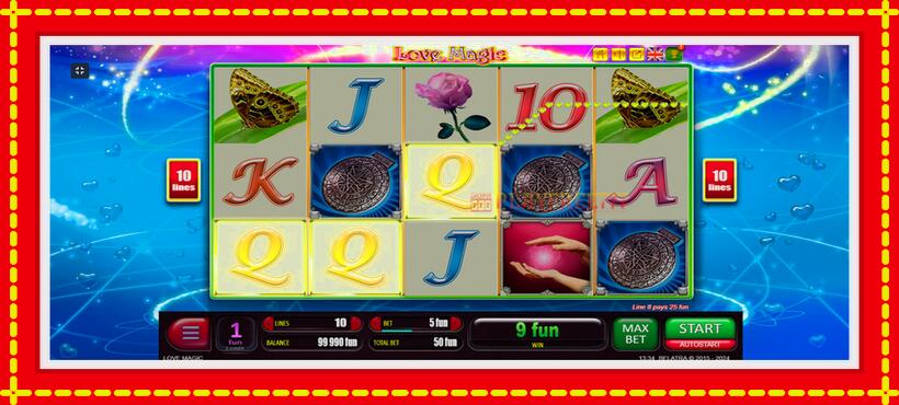 Slot machine Love Magic with access to free game online, picture 7