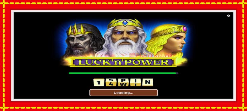 Slot machine LucknPower with access to free game online, picture 1